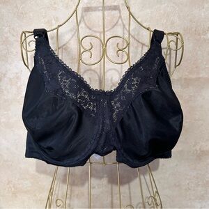 Underscore Black Underwire Non Padded Bra 42DD